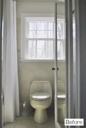 Salle de bain avant la visite