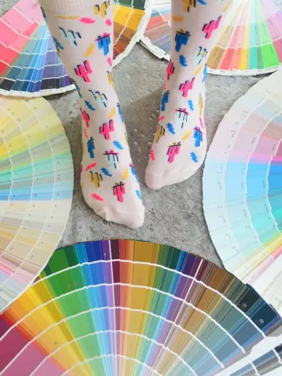 Kaktusové ponožky Petersoks Paint Chips