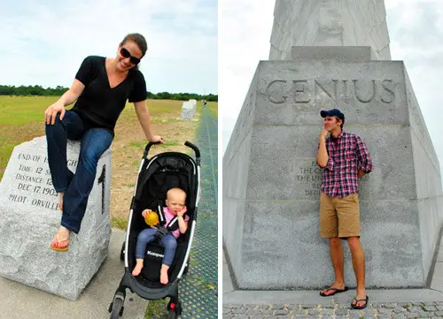 Monumento a Wright en la playa1