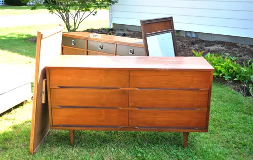 LabourDay Yard Sale Dresser