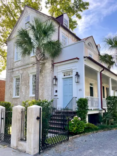 Historisch huis in Cannon Street in Charlestown, South Carolina