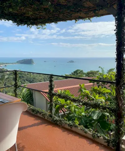 View From La Papallona Hotel Restaurant In Manuel Antonio Costa Rica