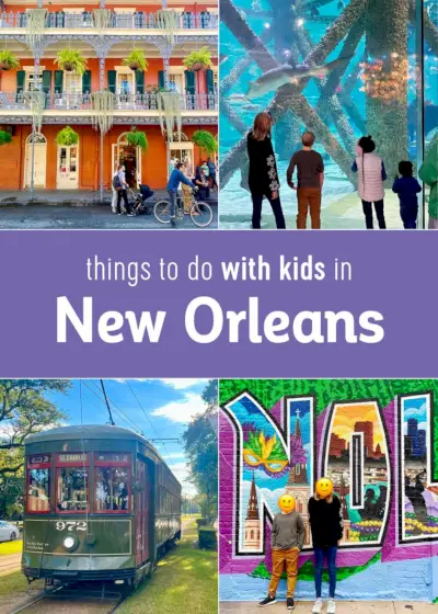 Cose da fare a New Orleans con i bambini Collage