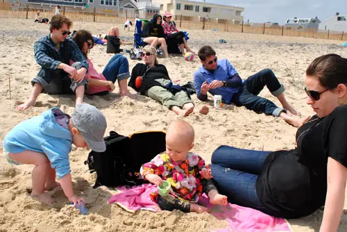 Plage familiale de Pâques1