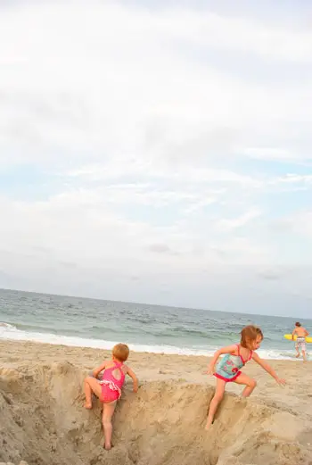 Foto artística de una tarde en la playa