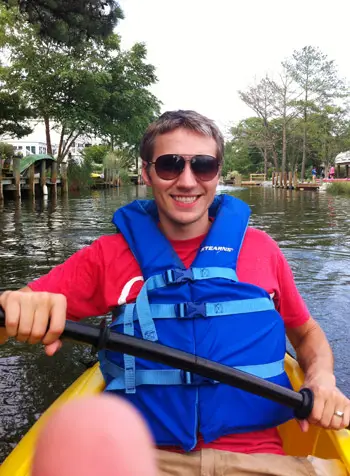 Kayak de plage John avec le pouce