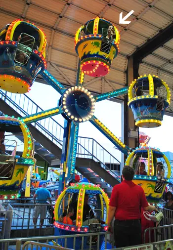 Strand Funaldn Riesenrad voll