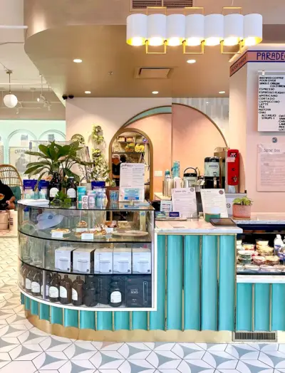 Intérieur du café ParaDeco à Saint Petersburg en Floride