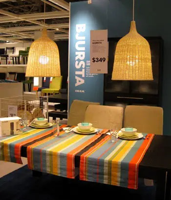 Bunte Läufer von Ikea